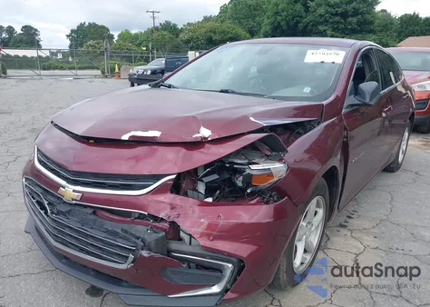 2016 Chevrolet Malibu Ls z USA, uszkodzony, nr VIN 1G1ZB5ST8GF182309